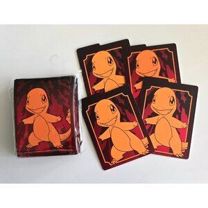 Pokemon‎ Card Sleeves - Obsidian Flames - Charmander 65 Count + 4 Dividers